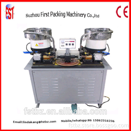 Double Head Paint Pail Can Ear Lug Pneumatic Welding Machine